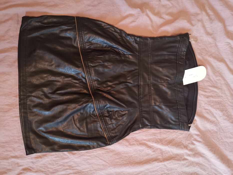 Кожена дамска рокля