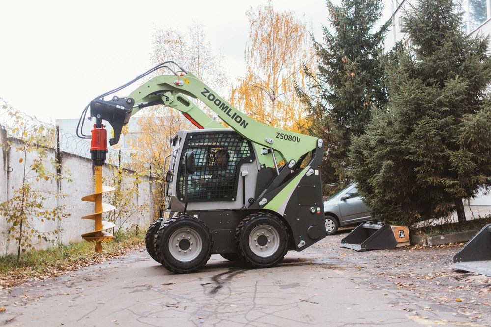 Гидровращатель (ямобур) Impulse M5 на мини-погрузчик JCB SSL 175
