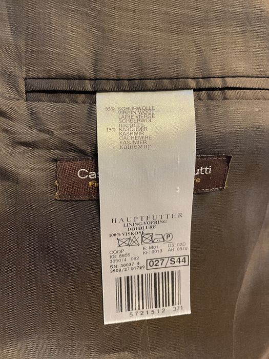 Sacou barbati lana pura si cashmire Barutti L