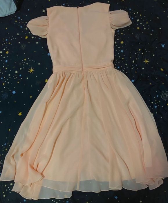 Rochie roz pal elegantă