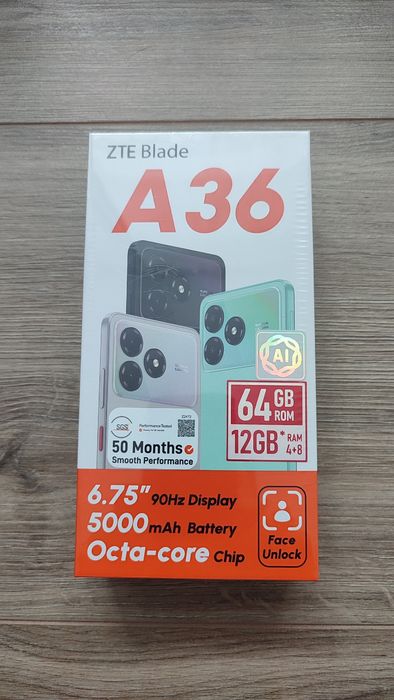 ZTE A36 blade новый