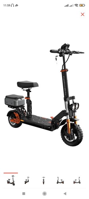 Электросамокат KUGOO Kirin M5 Pro 2024 черный