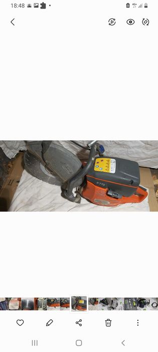 Makita 400 mm husqvarna 770 drujba beton