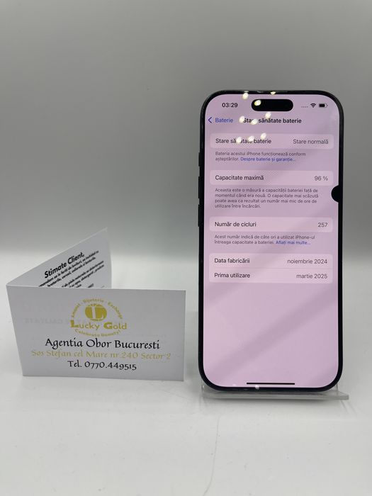 Iphone 16 Pro 128GB / 97% Bat / Pata Display / FACTURA/GARANTIE #54625