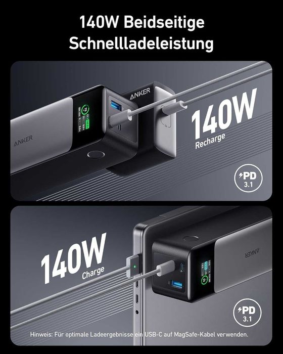 Портативна батерия Anker PowerCore 737, 24000 mAh