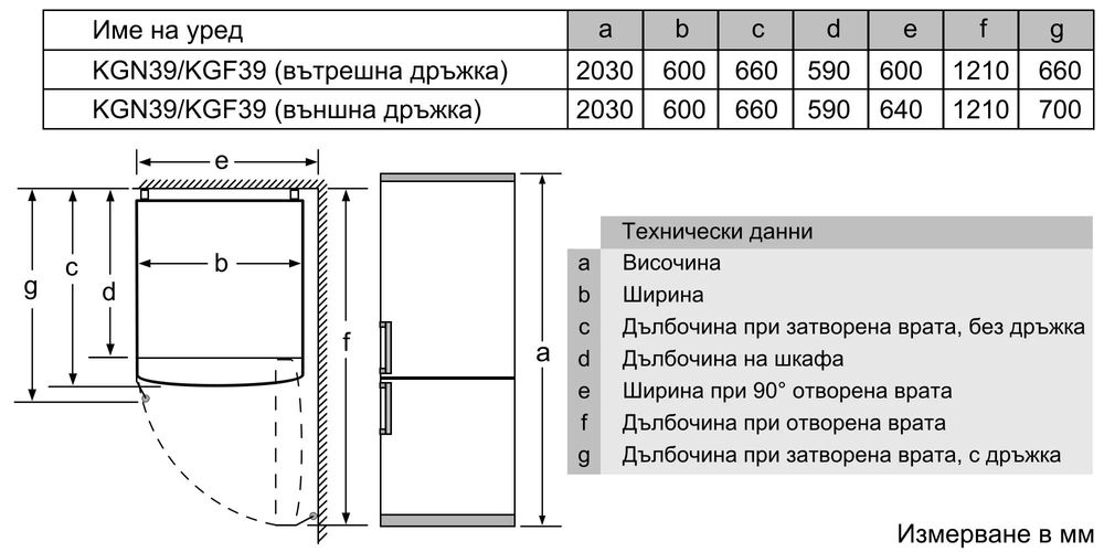 Хладилник BOSCH KGN397LEQ/01 Серия 4