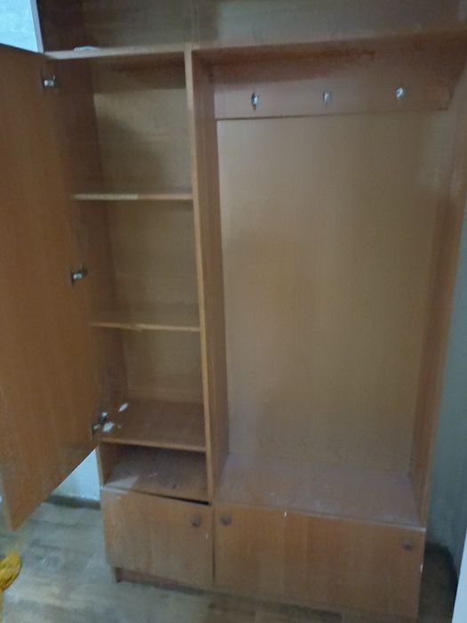 Шкаф прихожка тегін