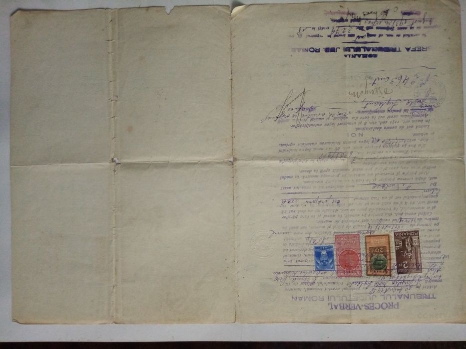 Documente vechi, interbelice