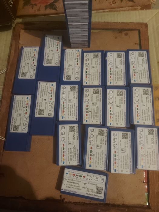 Plăcute uzate și freze si burghie rupte