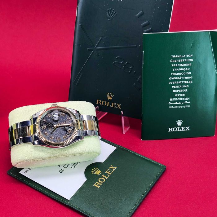 Rolex Datejust 36 Luxury Watch - FULL BOX - Certificate - Amanet FRESH Galati
