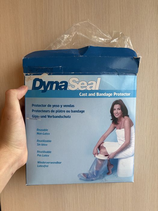 Водонепроницаемый чехол для гипса на ногу DynaSeal
