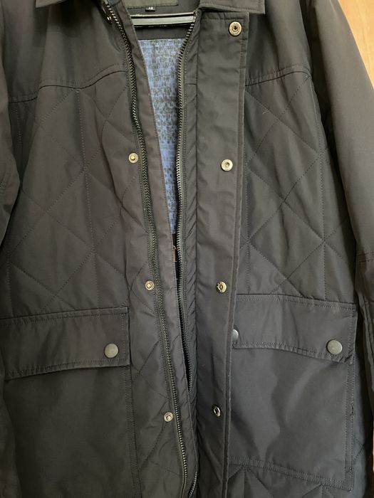 Мужская куртка тёмно-синяя