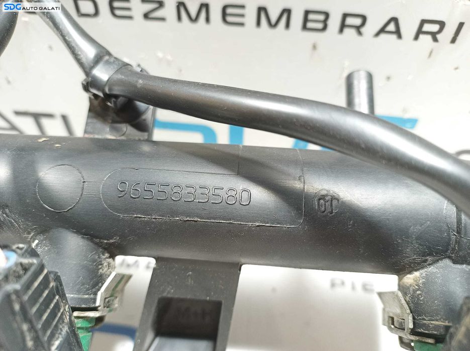 Rampa Injector Injectoare Peugeot 307 1.6 i Benzina 2002 - 2008 Cod 9655833580 01F023 29492 [X3714]