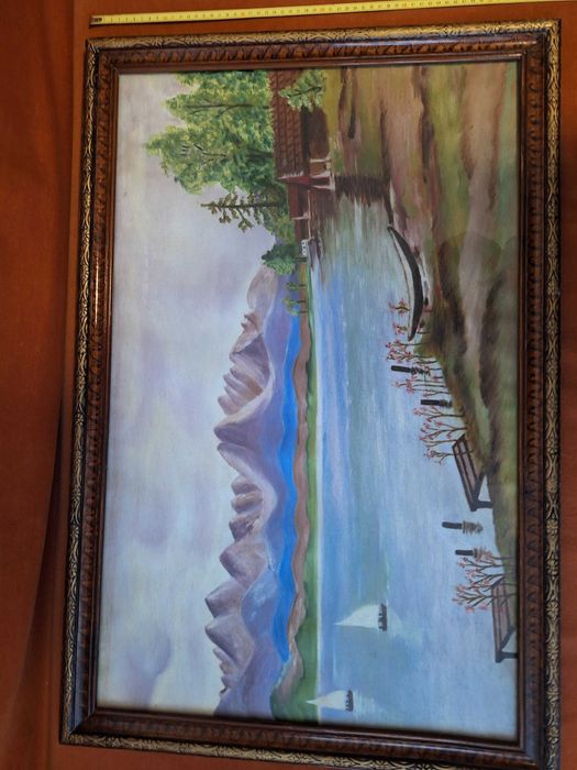 Tablou – vintage, pictat pe panza ,  4