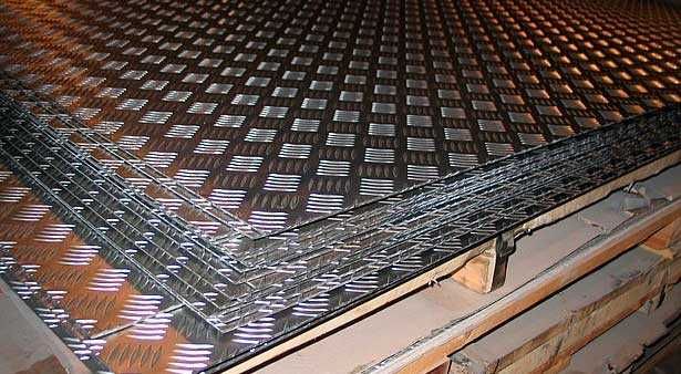 Лист алюминиевый рифлёный  в Актау