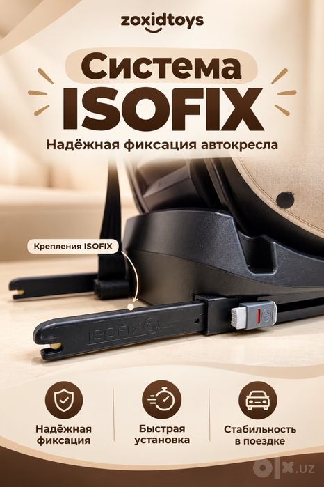 Avtokreslo ISOFIX 0-36kg KIDILO