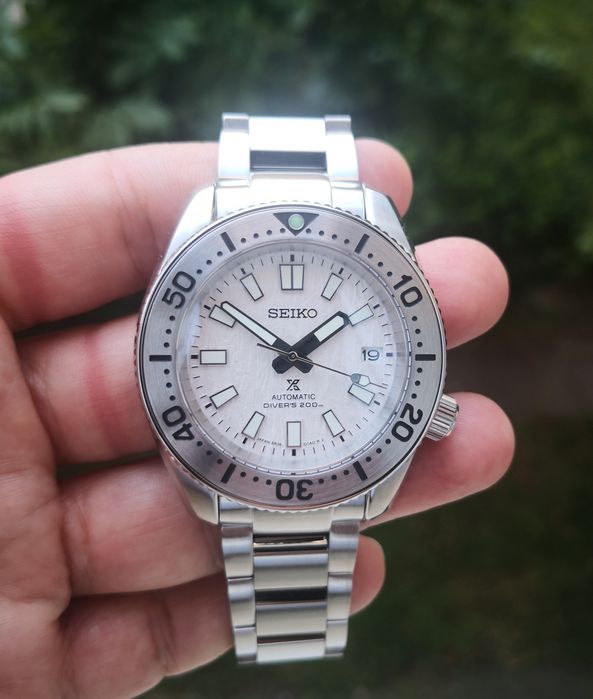 Ceas automatic Seiko Mod MarineMaster MM200 Glacier Prospex bratara metalica