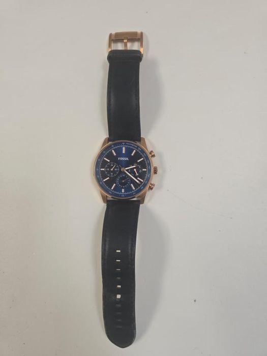 Fossil, Ceas cu curea piele, Neagra -P-