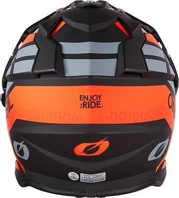 ТОП ЦЕНА Ендуро мото каска ONEAL SIERRA 2 R Orange /gray, очила L 59-60см.