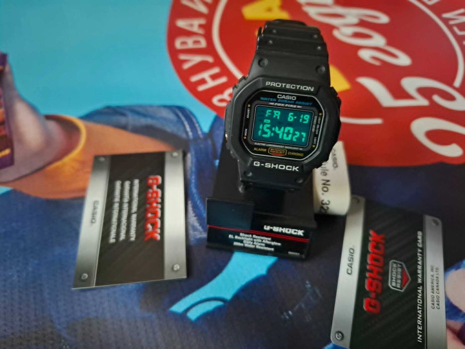 CASIO G-SHOCK DW-5600E fox fire