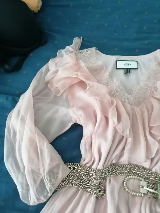 Rochita eleganta din matase naturala Nissa, colectia 2024