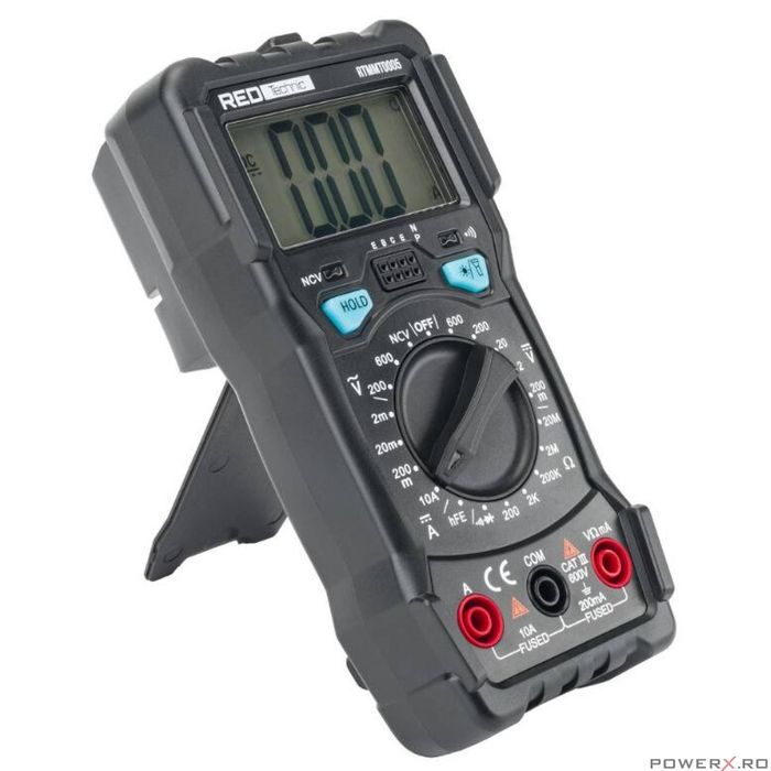 Multimetru digital universal, aparat de masura, 600V, Red Technic