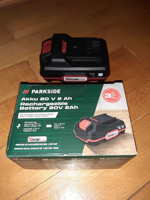 Acumulator Parkside 20v de 2Ah