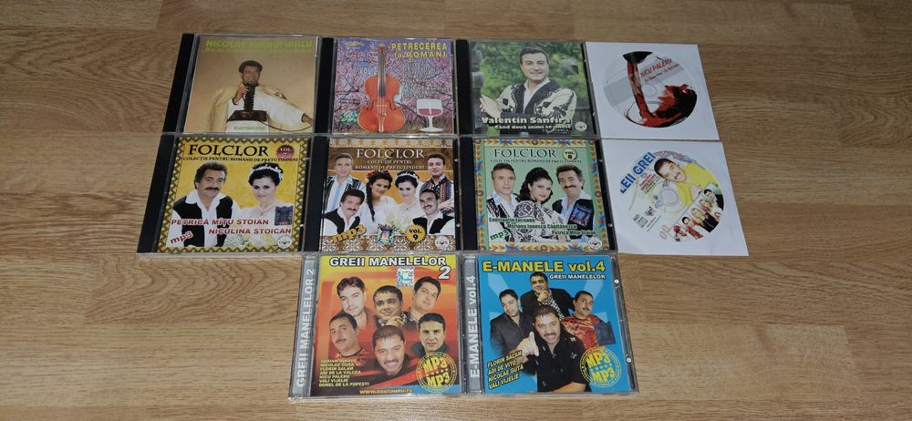 Lot 10 cd-uri si mp3 muzica populara si de petrecere