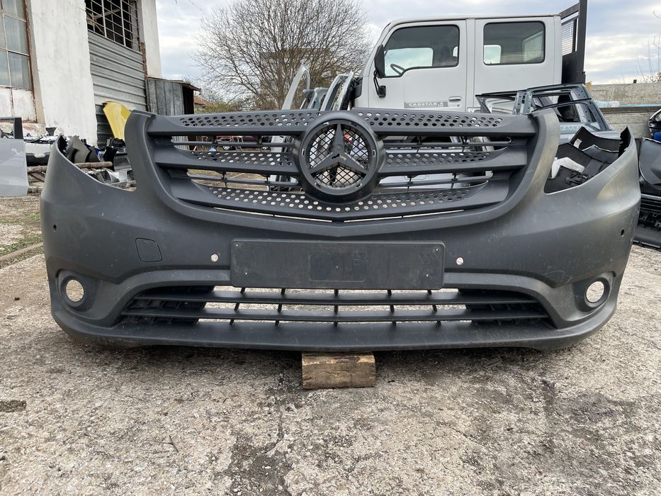 Предна броня за Mercedes Vito Мерцедес Вито 2014-2018г 3бр