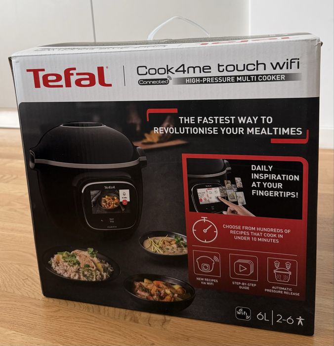 Multicooker inteligent cu gatire sub presiune Tefal Cook4me Touch CY912831