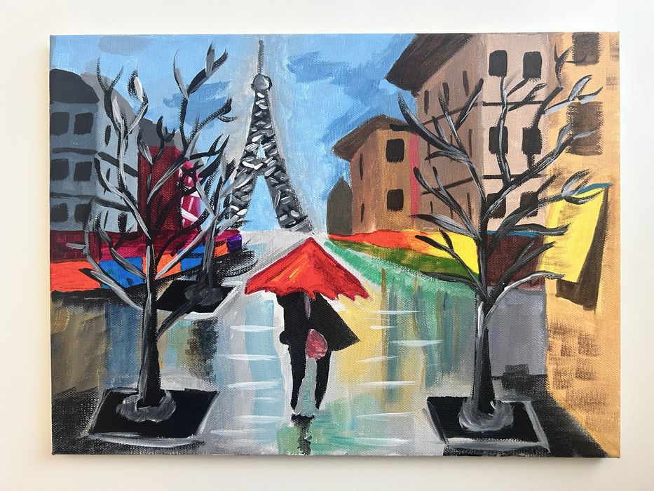 Продавам картина ‘Двойка в Париж’