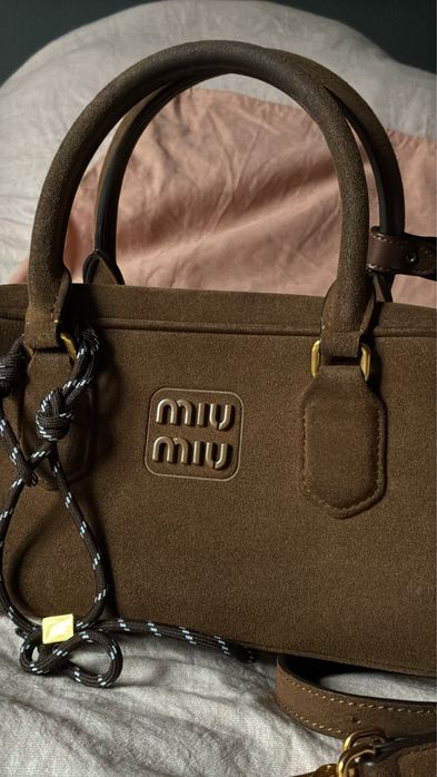Замшевая Сумка Miu Miu