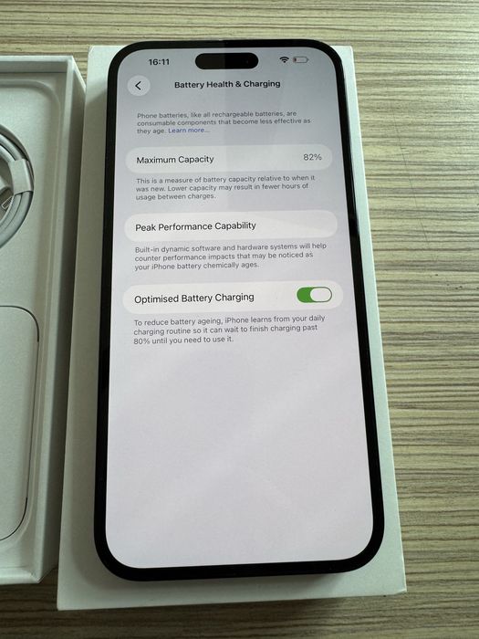 iPhone 14 Pro Max Space Black 128GB - Full box -ca Nou