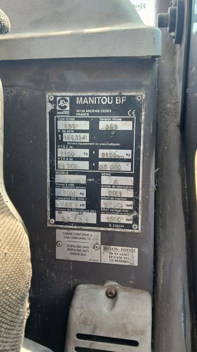 Маниту Телескопичен Товарач Manitou MLT 633 ls Turbo