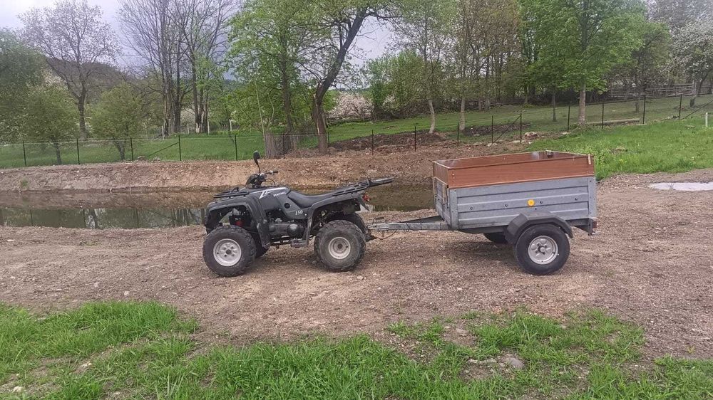 Atv 150 cu Remorca  de vanzare,cu acte.