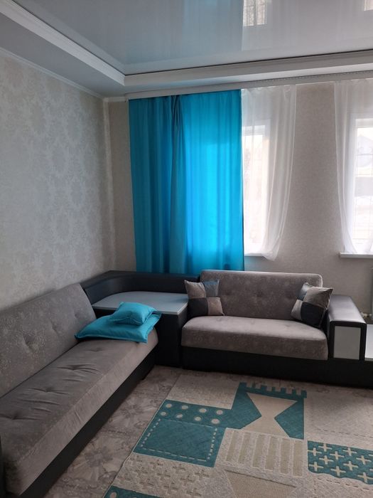 Диван угловой серый