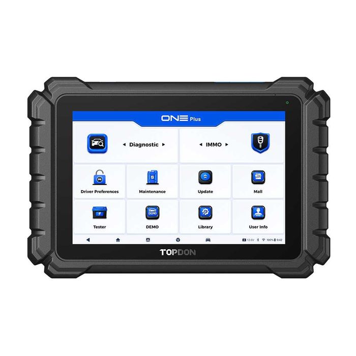 TOPDON ONE Plus – Професионална автодиагностика с AI, онлайн програмиране, ECU кодиране и 50+ сервизни функции, Can FD, DOIP,2 часа Безплатно обучение