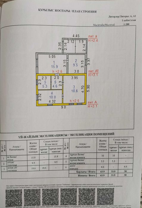 Продаётся дом 4 комнатный
