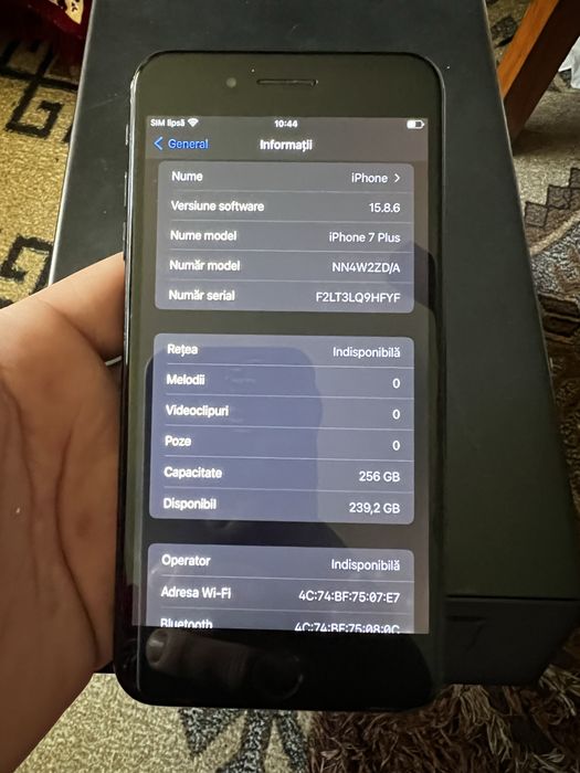 Iphone 7 plus 256 gb