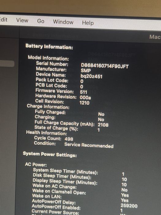 Macbook Air 13 121GB (2017)