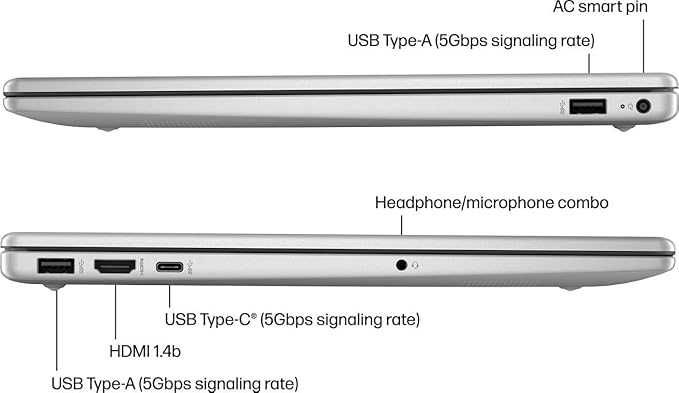 HP 15-fc0122nia / 15.6” FHD LED 250nit /Ryzen 5-7520U/8GB LPDDR5/512GB