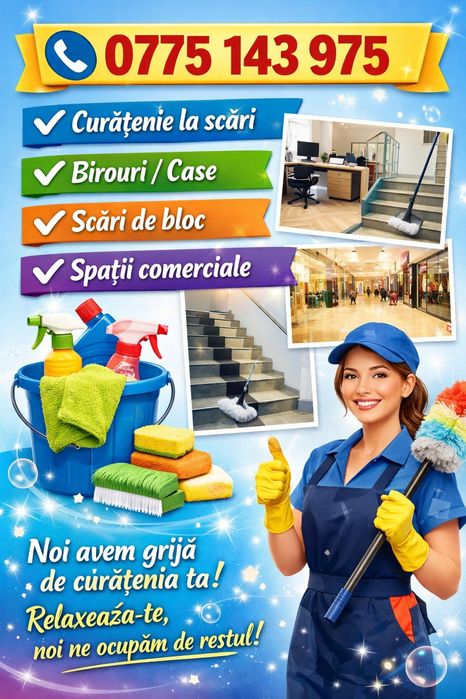 Curățenie de calitate la cele mai bune preturi!