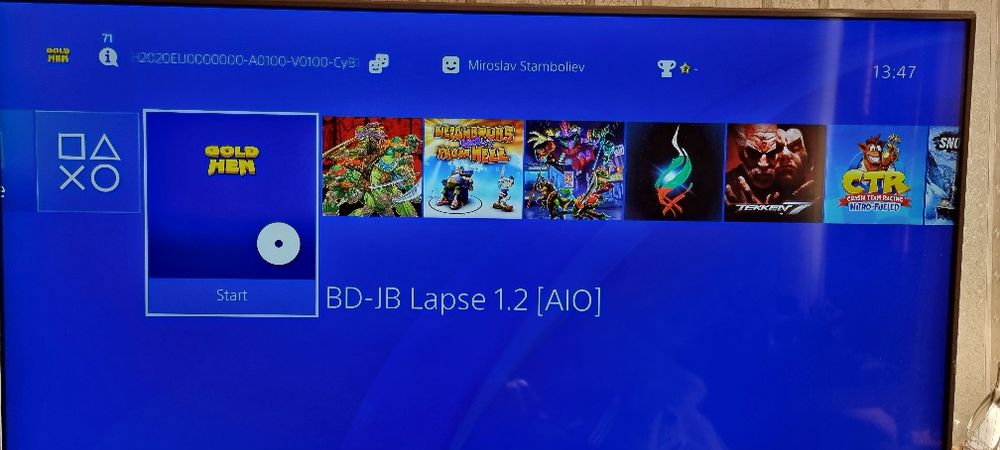 Playstation 4 gold hen перфектен