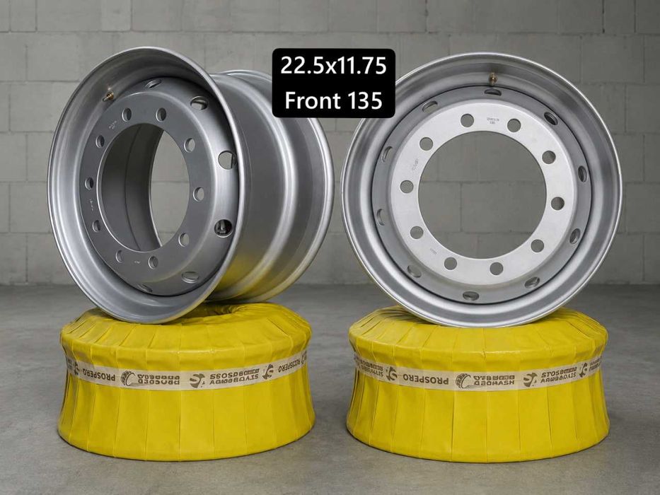 Yuk mashinalari uchun turli o‘lchamdagi diskalar 22.9x11.75, 22.5x9.00