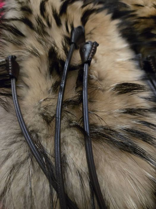 DSQUARED2 оригинален нов дамски елек от ракун