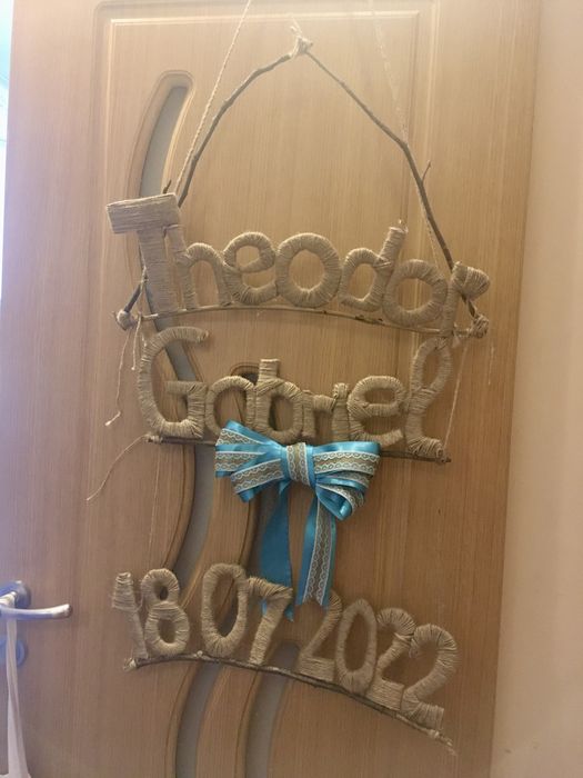 Litere decorative/personalizate handmade cadou bebe