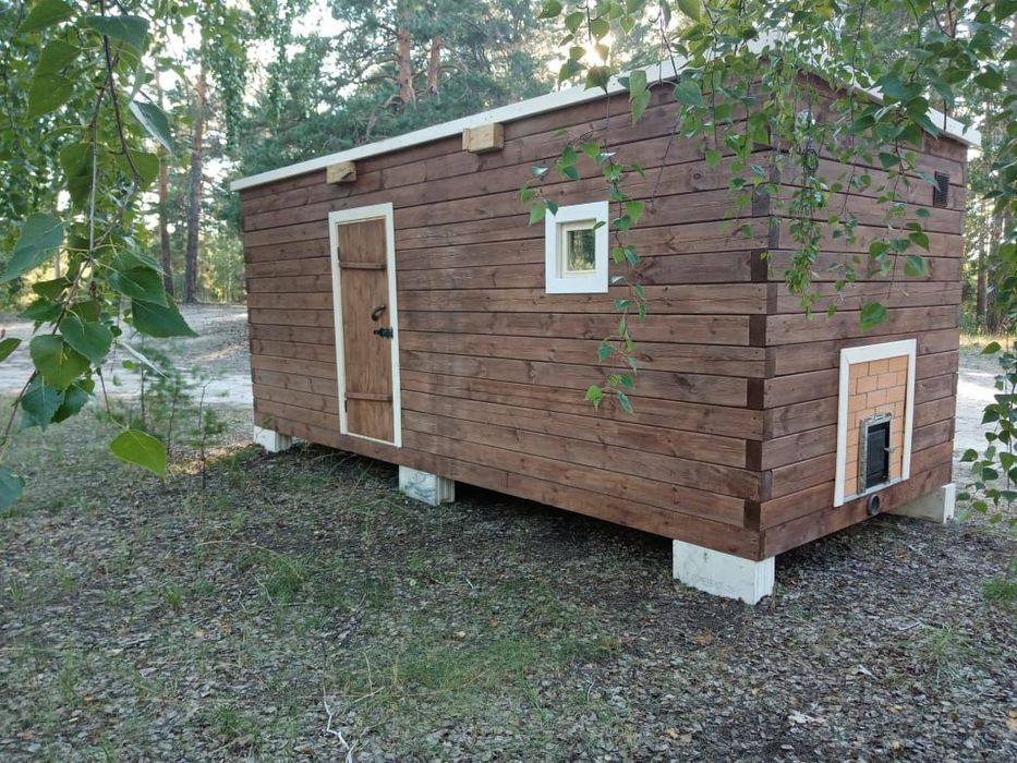 Мобильные бани каркасные и брусовые