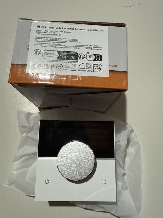 Termostat Ketotek Smart Wifi KTF0176A centrala,boiler,gaz,pardoseala