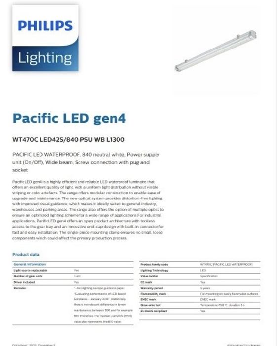 Pacific led       !