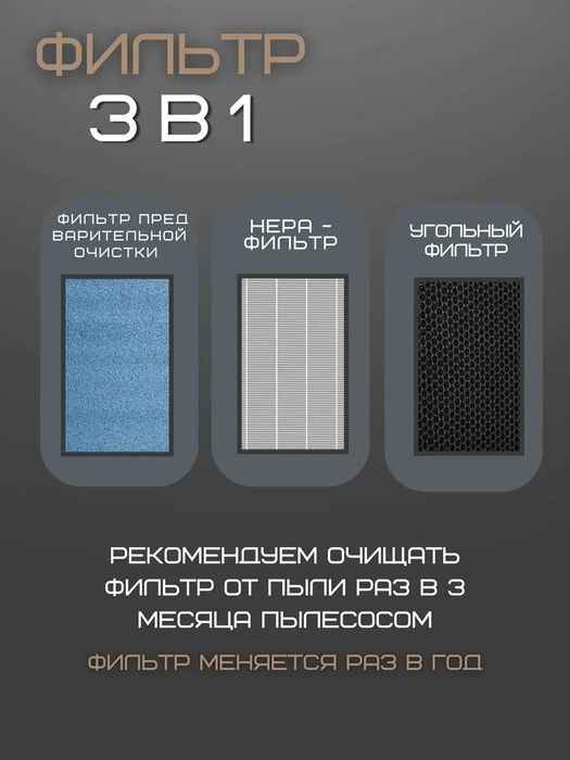 Очиститель воздуха  +бактерицидая лампа УФ